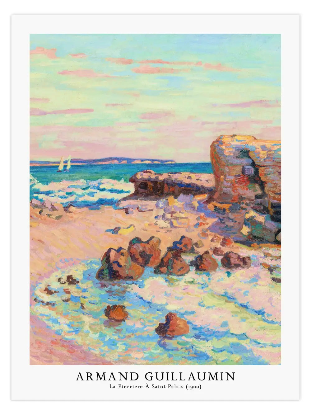 Armand Guillaumin - La Pierriere À Saint-Palais Poster