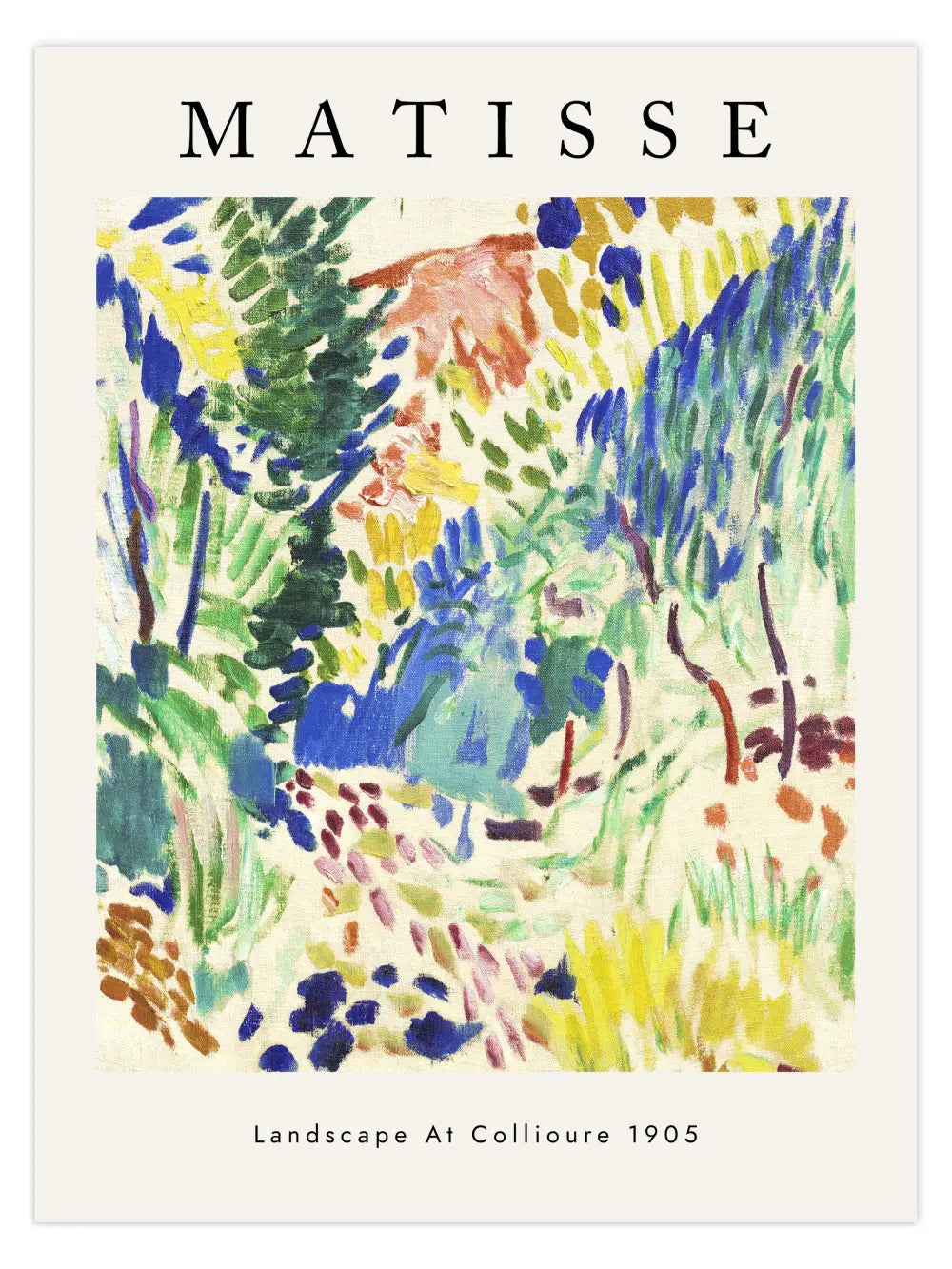 Landscape at Collioure Poster - Matisse