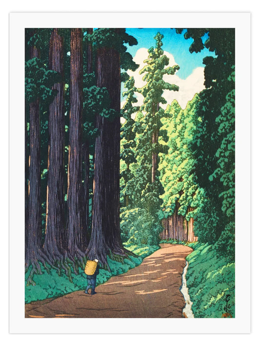 Kawase Hasui - Nikko gaido Poster