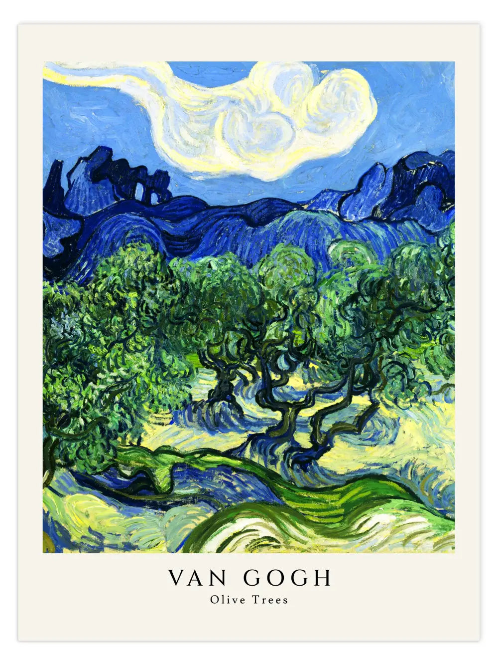 Vincent van Gogh - Olivenbäume Poster