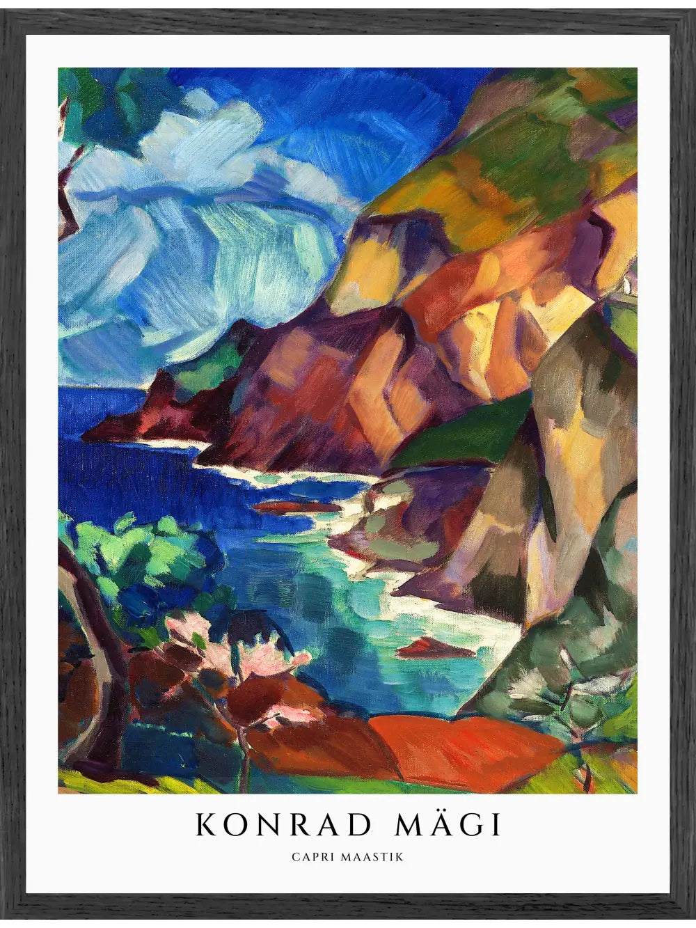 Konrad Mägi - Capri maastik Poster