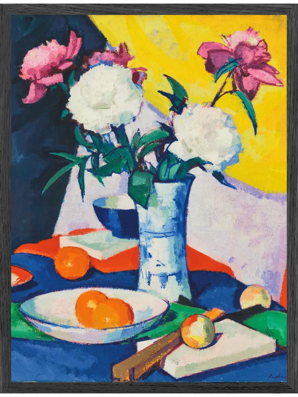 Samuel John Peploe - Blumen und Früchte Poster