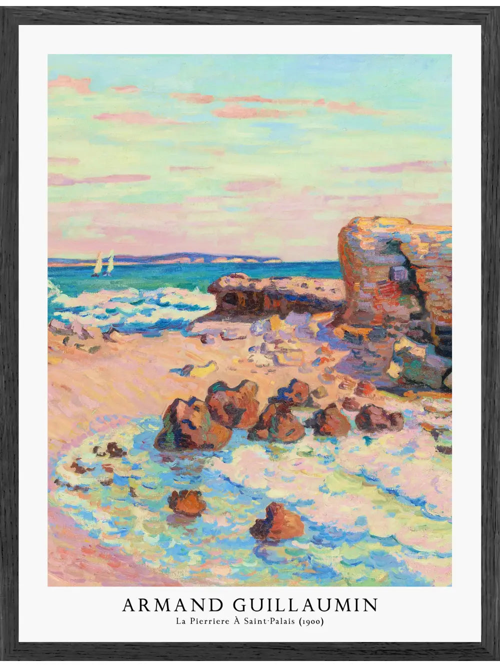 Armand Guillaumin - La Pierriere À Saint-Palais Poster