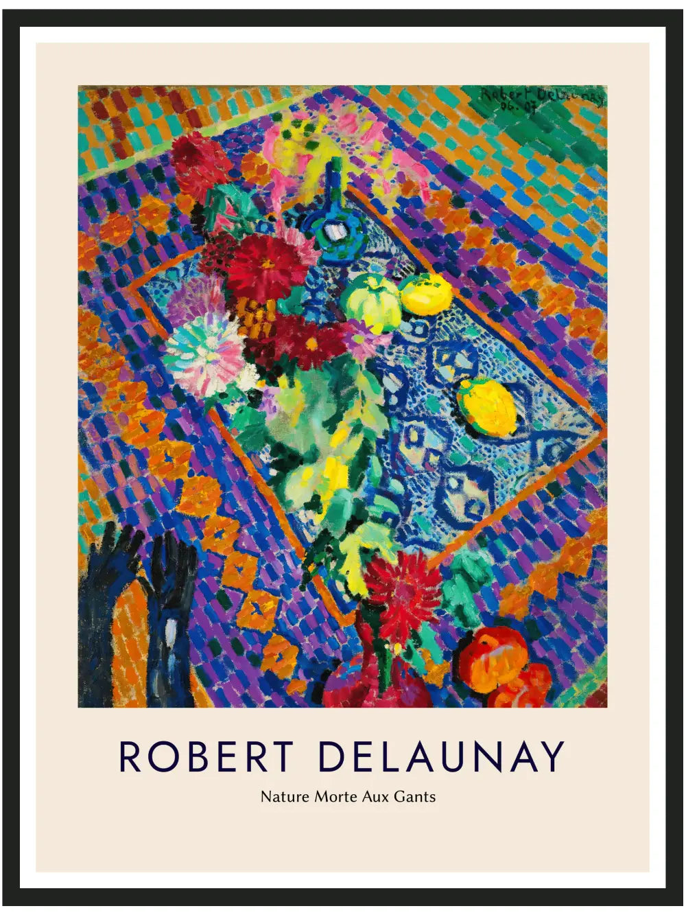 Robert Delunay -Nature Morte Aux Gants Poster