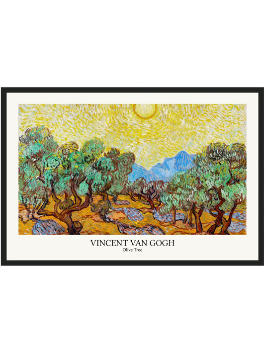 Vincent van Gogh - Olivenbäume Panorama Poster
