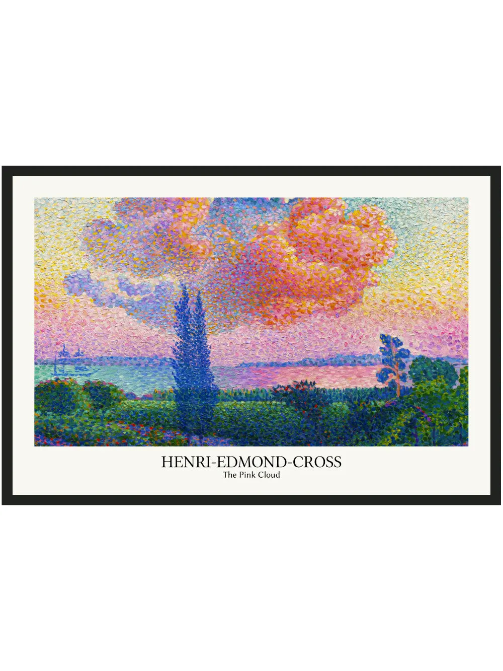Henri-Edmond Cross - The Pink Cloud Panorama Poster