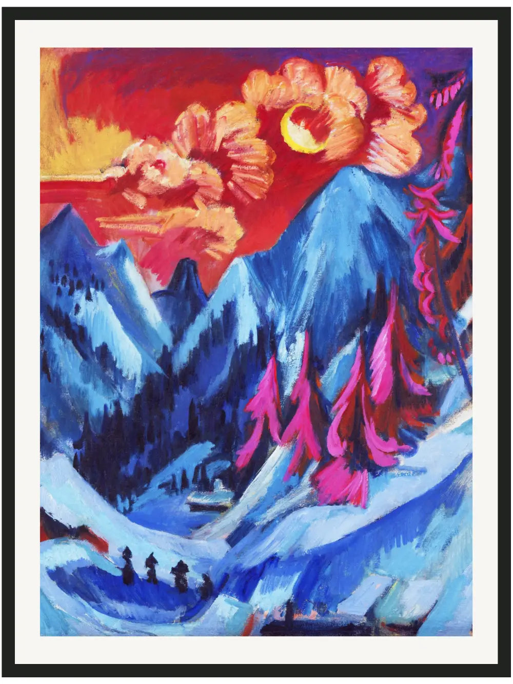 Ernst Ludwig Kirchner - Winterlandschaft Poster
