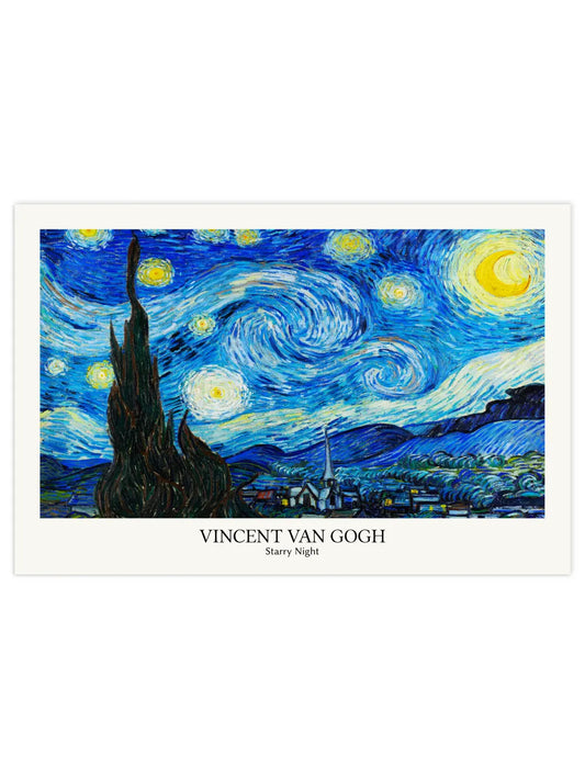 Vincent van Gogh - Starry Night Panorama Poster
