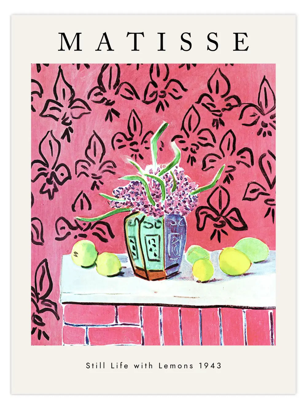 Still life with Lemons Poster - Matisse