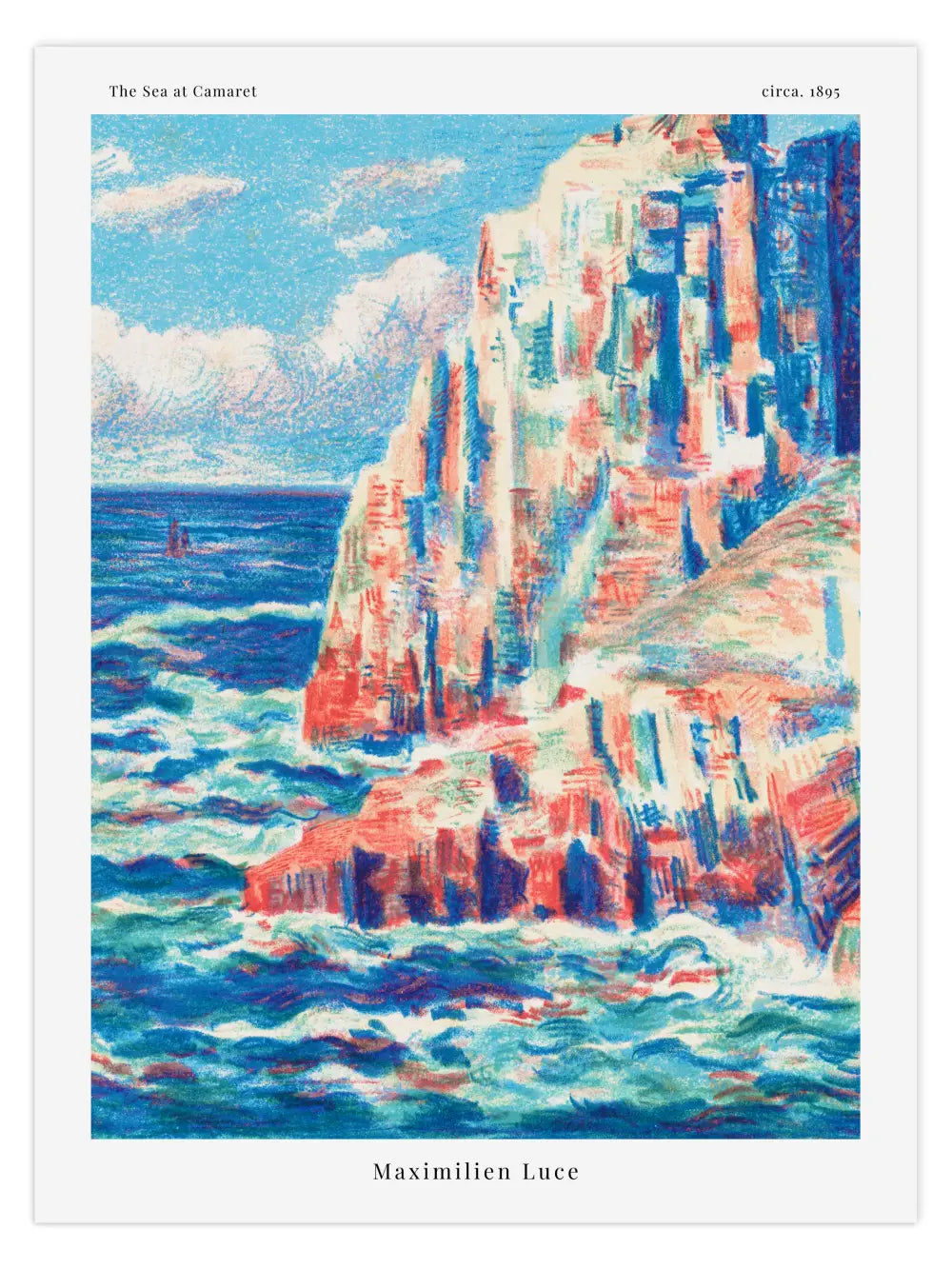 Maximilien Luce | Das Meer bei Camaret Poster Nr.1