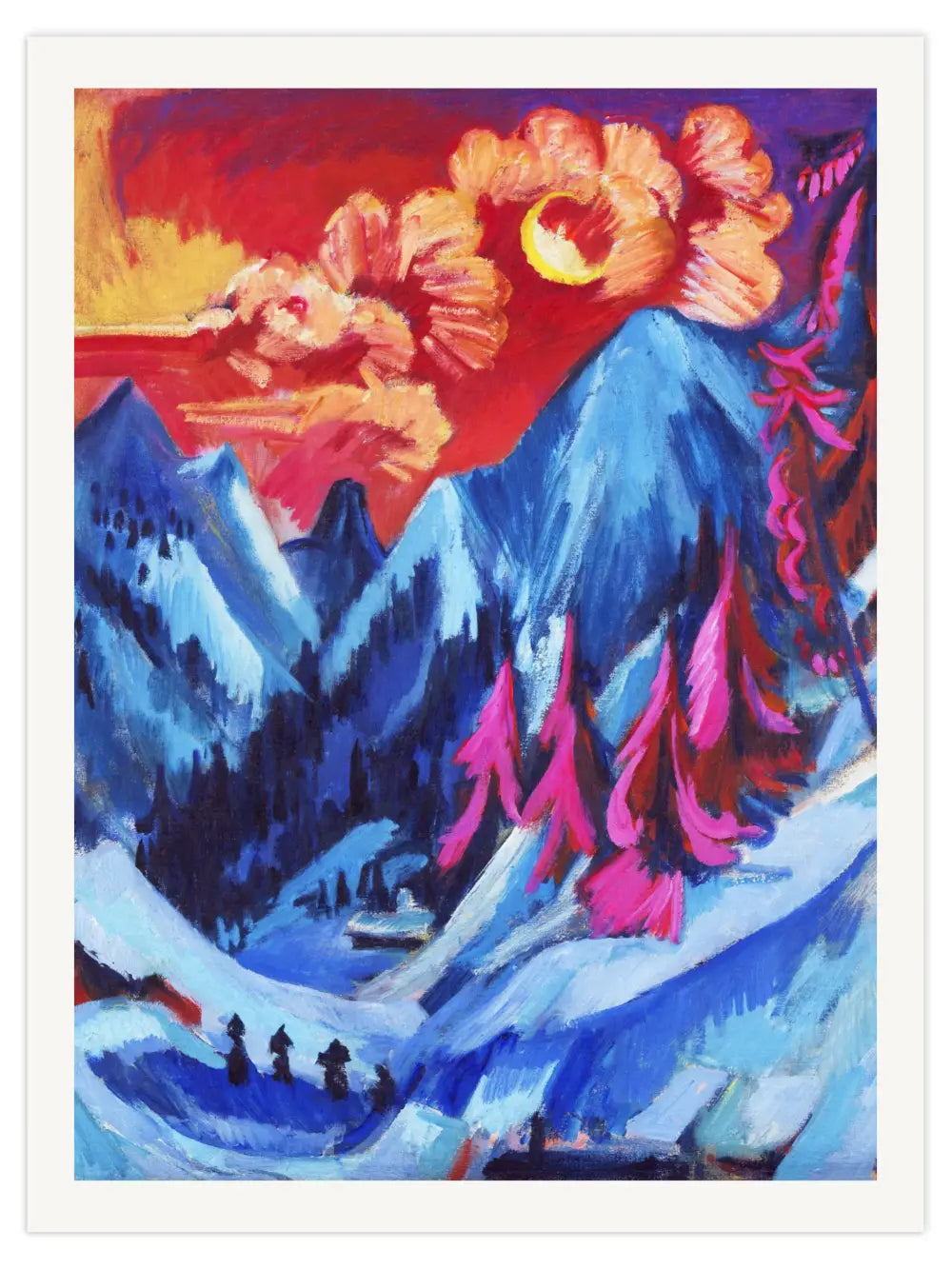 Ernst Ludwig Kirchner - Winterlandschaft Poster