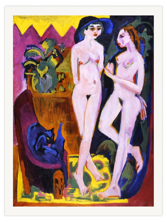 Ernst Ludwig Kirchner - Zwei Akte in einem Raum Poster
