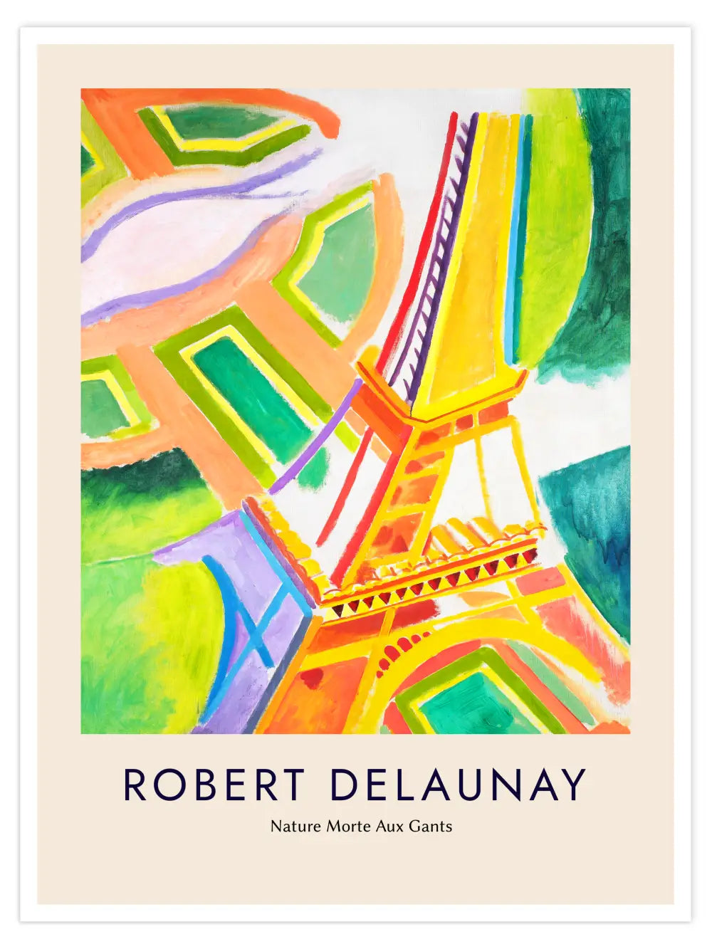 Robert Delunay - Eiffelturm Poster