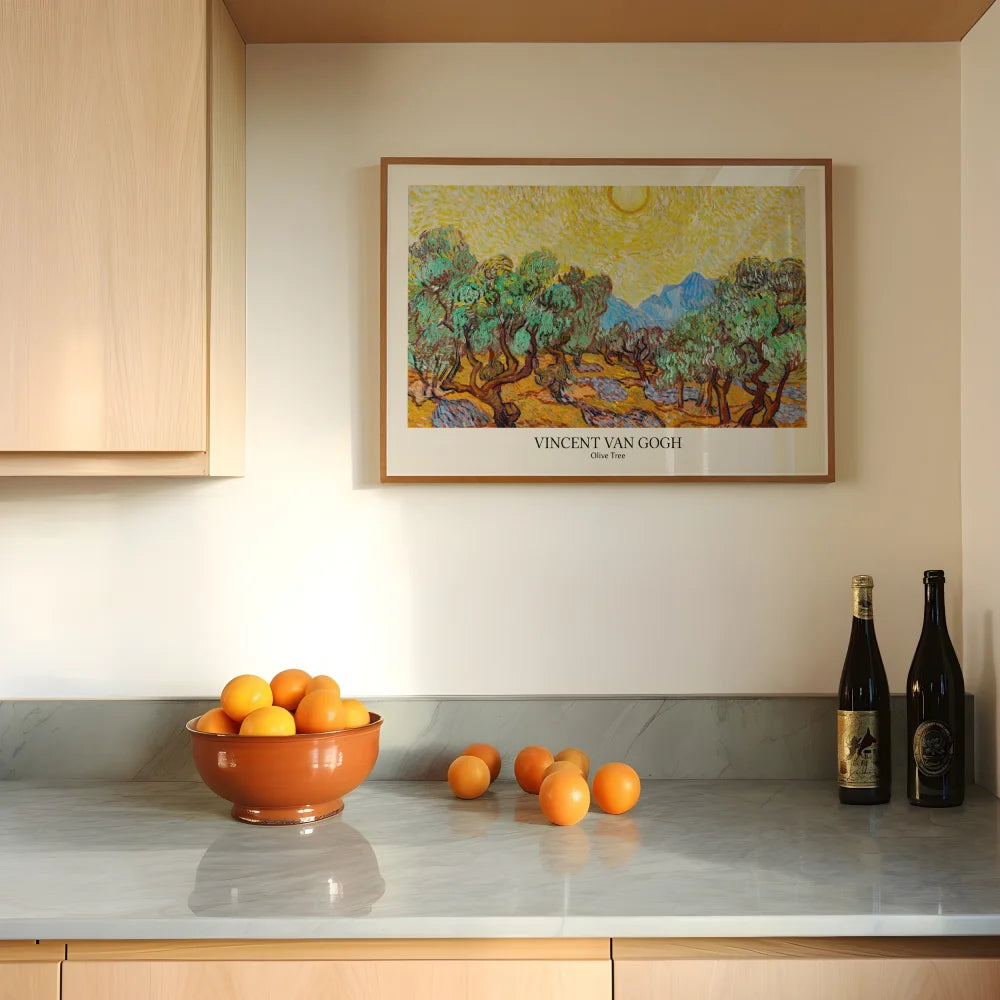 Vincent van Gogh - Olivenbäume Panorama Poster