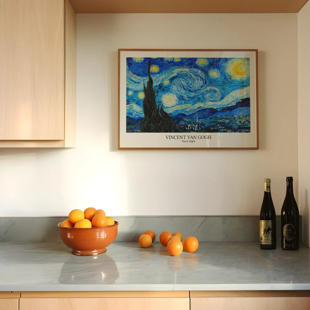 Vincent van Gogh - Starry Night Panorama Poster
