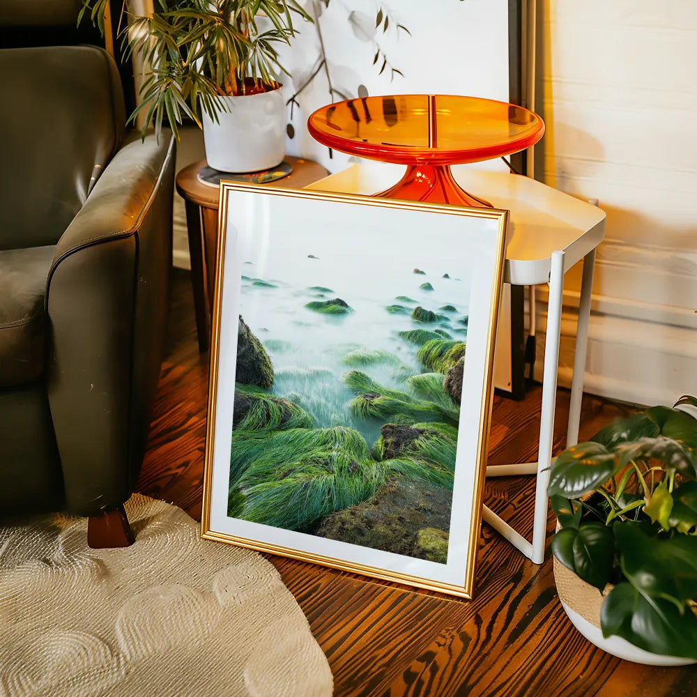 Benebelter Strand Poster