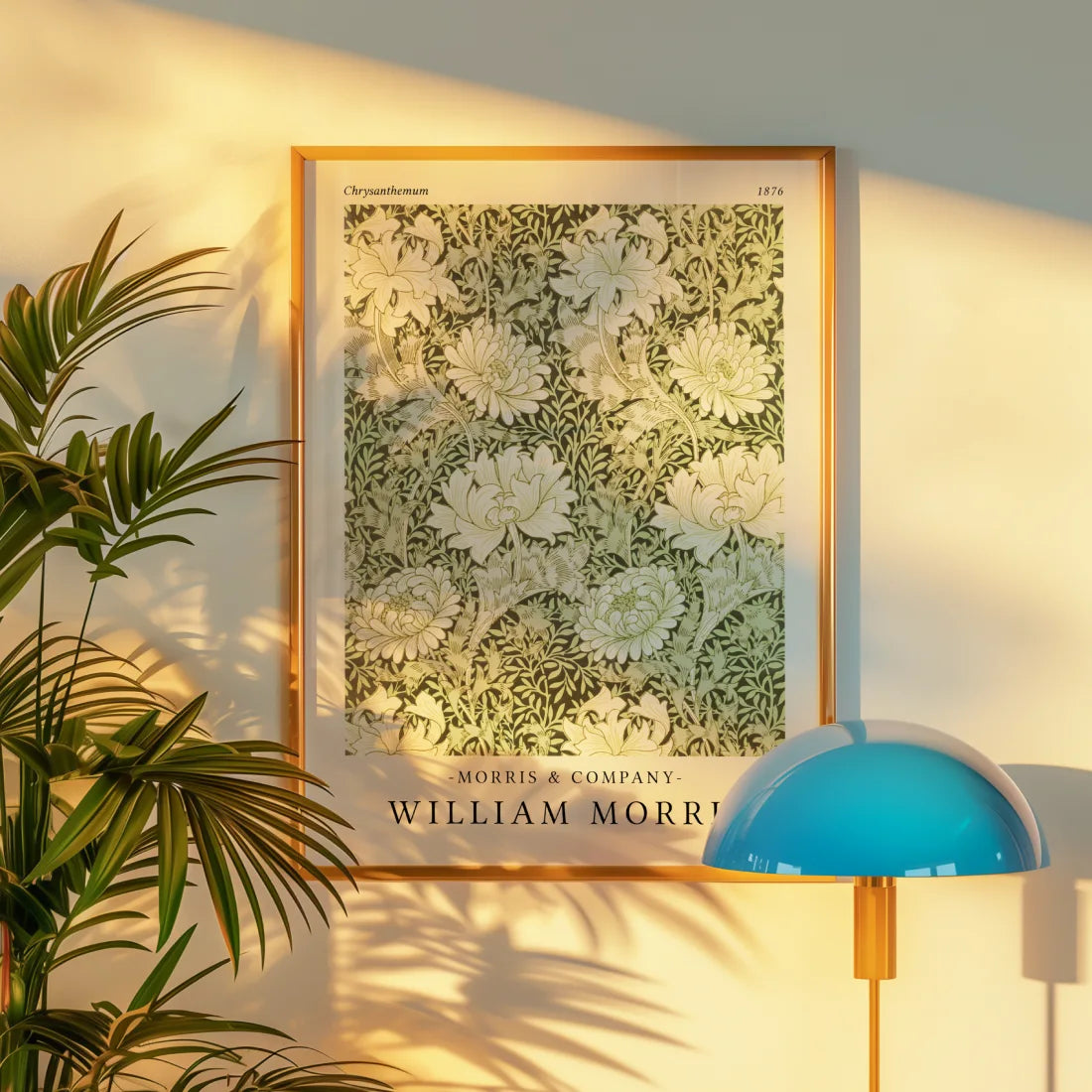 William Morris - Chrysanthemum Poster