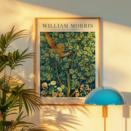 William Morris - Cock Pheasant Poster