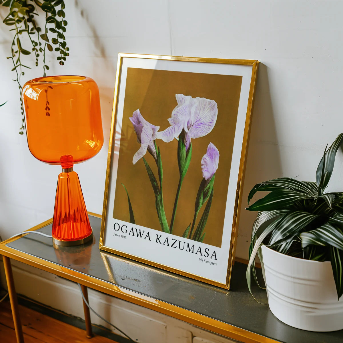 Ogawa Kazumasa - Iris Kæmpferi Poster