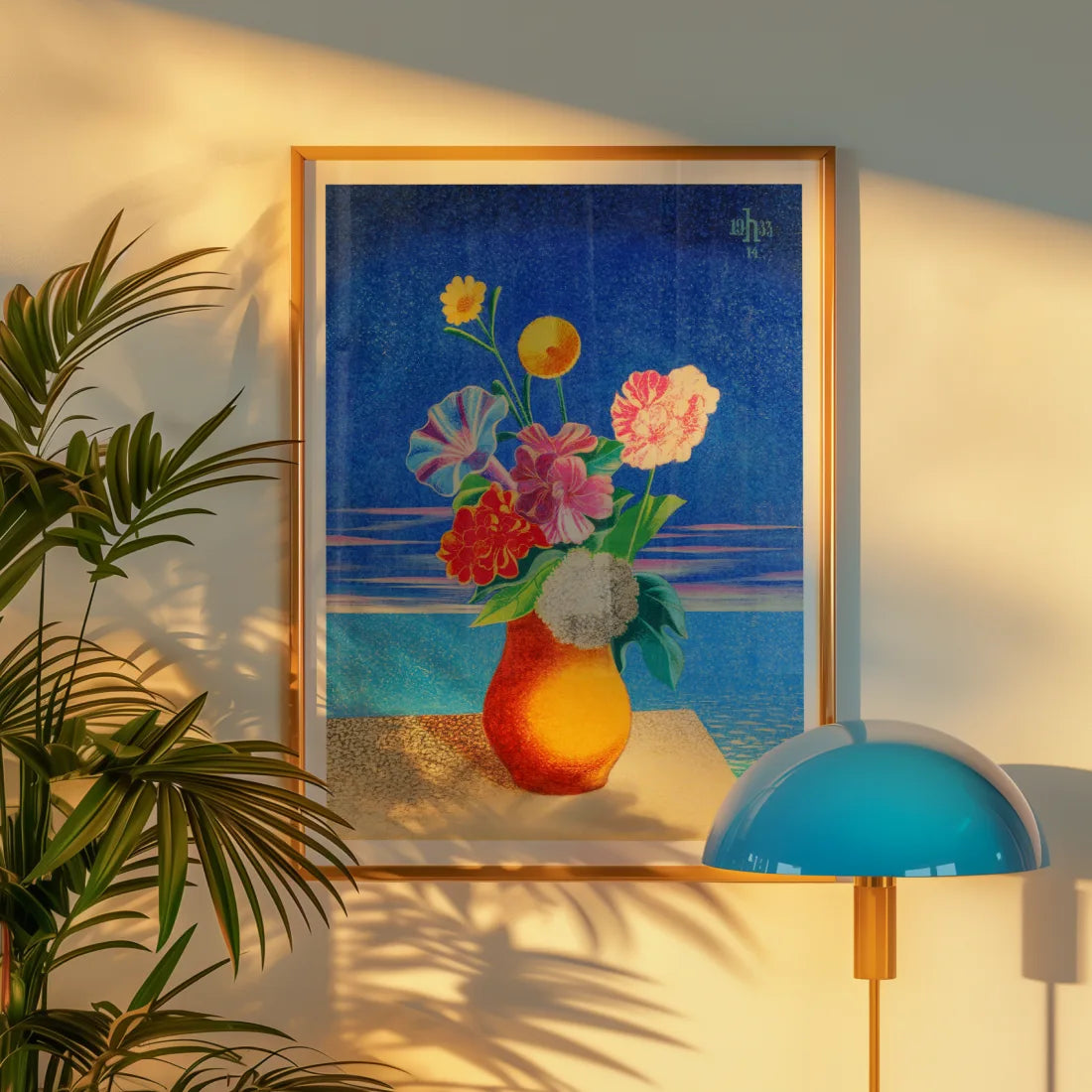 Heinrich Hoerle - Blumen Poster