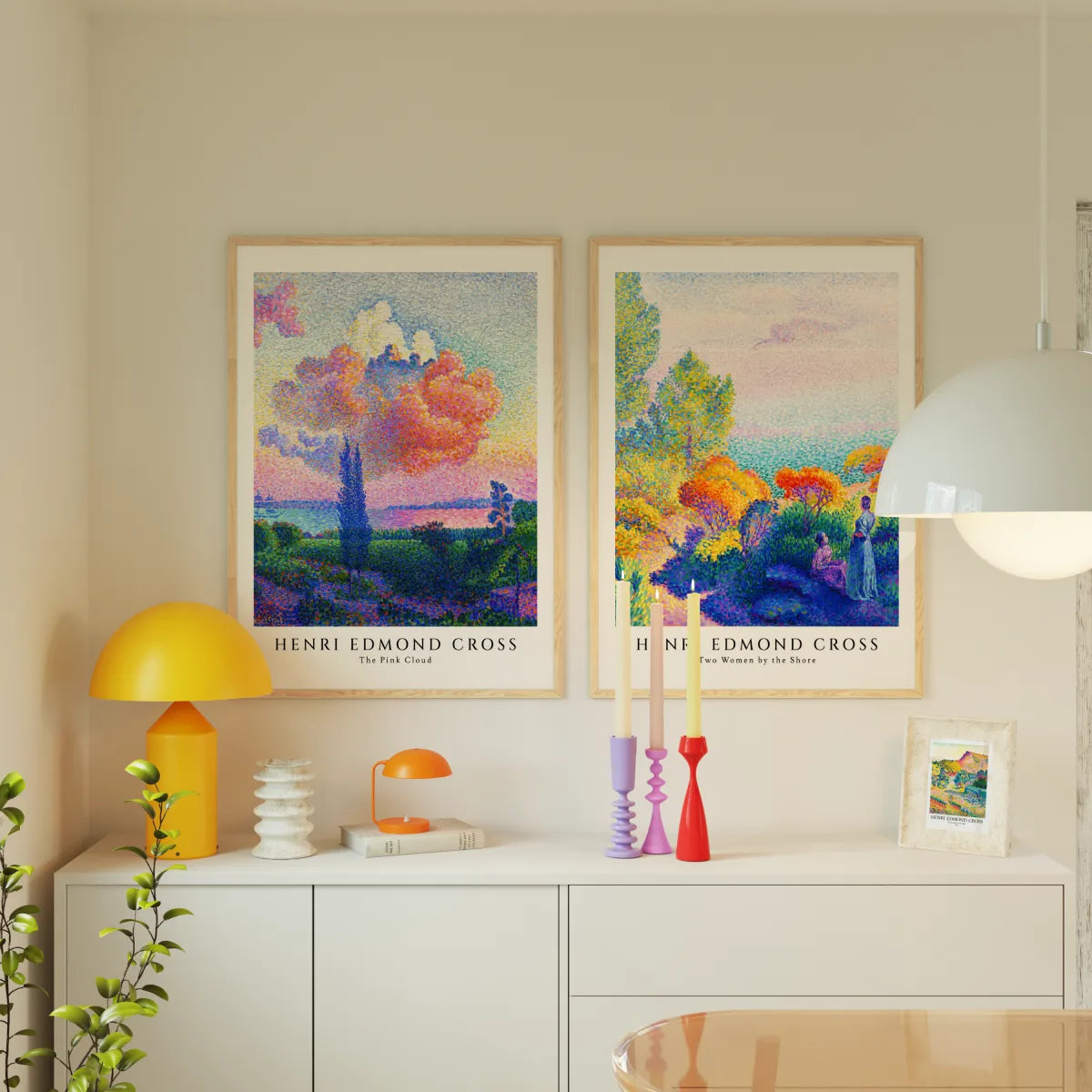 Henri-Edmond Cross - Rosa Wolke Poster